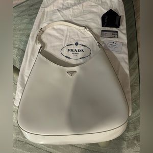 PRADA large cleo shoulder bag NWT